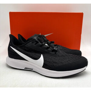 Nike AIR ZOOM PEGASUS 36 FLYEASE Women's NEW Vintage Run-Shoes Black US Size 9